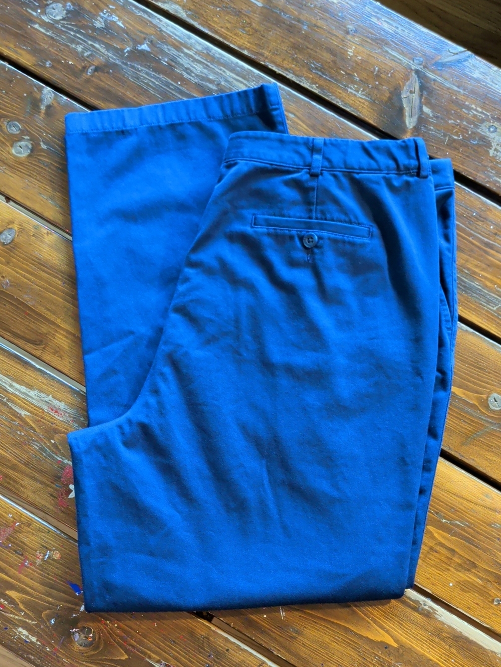 L.L. Bean Men's Royal Blue Chino Pants